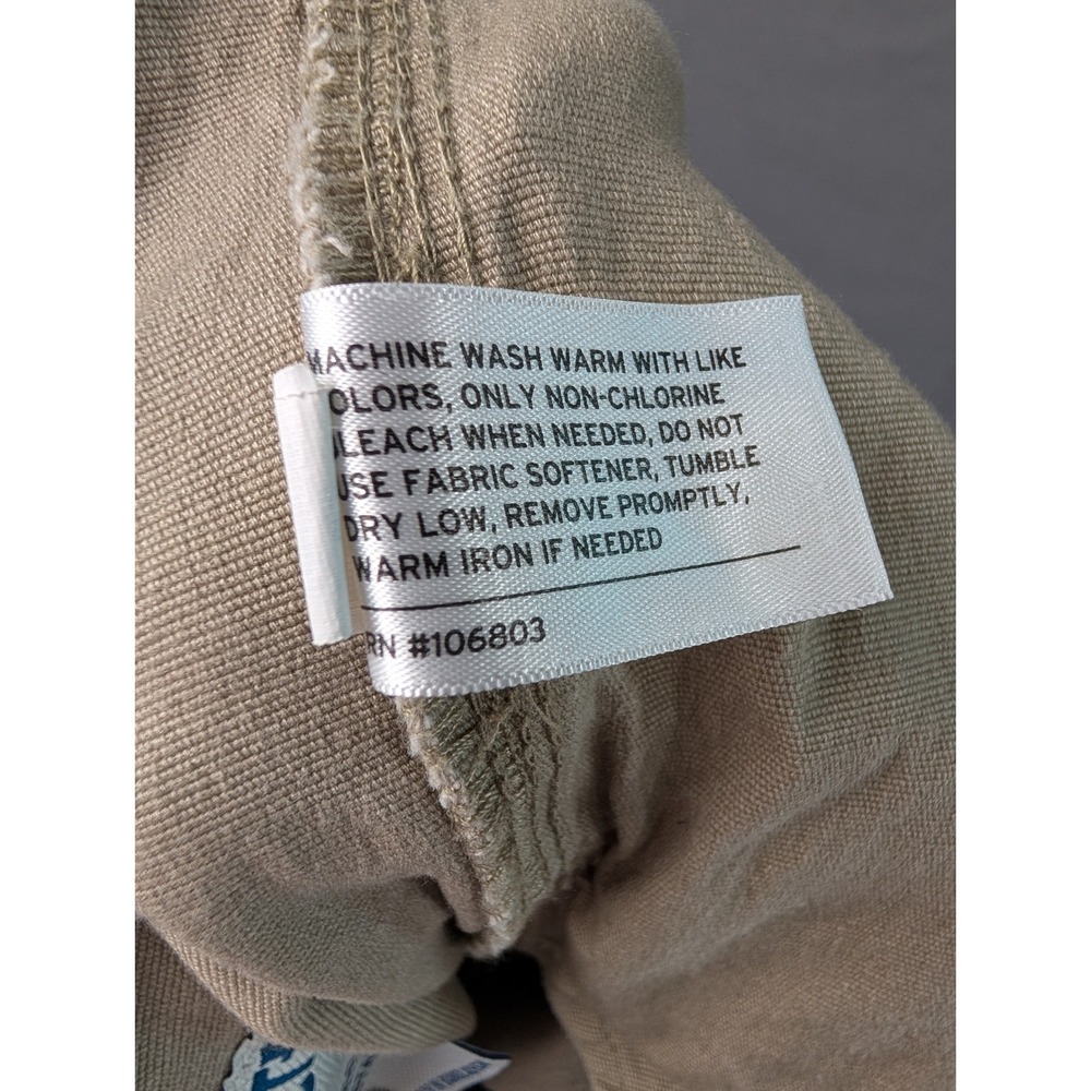 Duluth Trading Co Flex Fire Hose Pants Mens 40x34 Khaki Tan Standard Fit - Picture 6 of 10